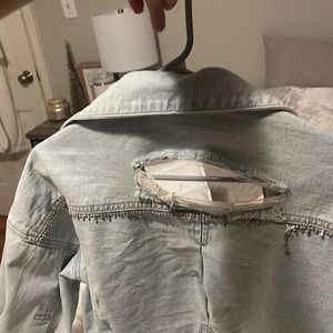 Rhinestone jean jacket